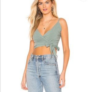 Revolve- Super down Wrap Top!!!